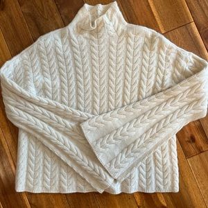 Theory Cashmere Cable Knit Size L